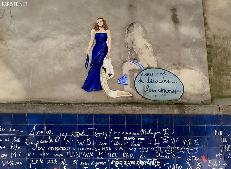 Le Mur des Je T'Aime - Seni Seviyorum Duvarı - Wall of Love Pariste.Net