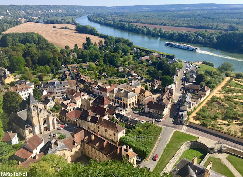 La Roche Guyon Şatosu - Chateau de la Roche-Guyon Pariste.Net