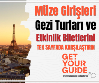 Paris müze, tur ve etkinlik biletlerini GetYourGuide üzerinden inceleyin